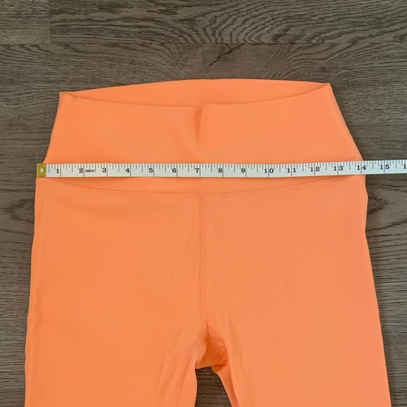 Wilo Base Ribbed 7/8 Legging - Size L - Orange - NWT - Picture 4 of 8